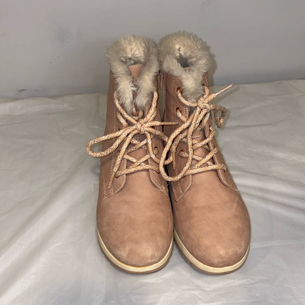 Girls Pink Winter Boots